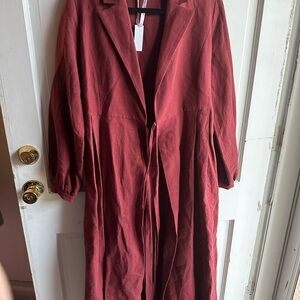 Luxe Provence  100% linen tie dress